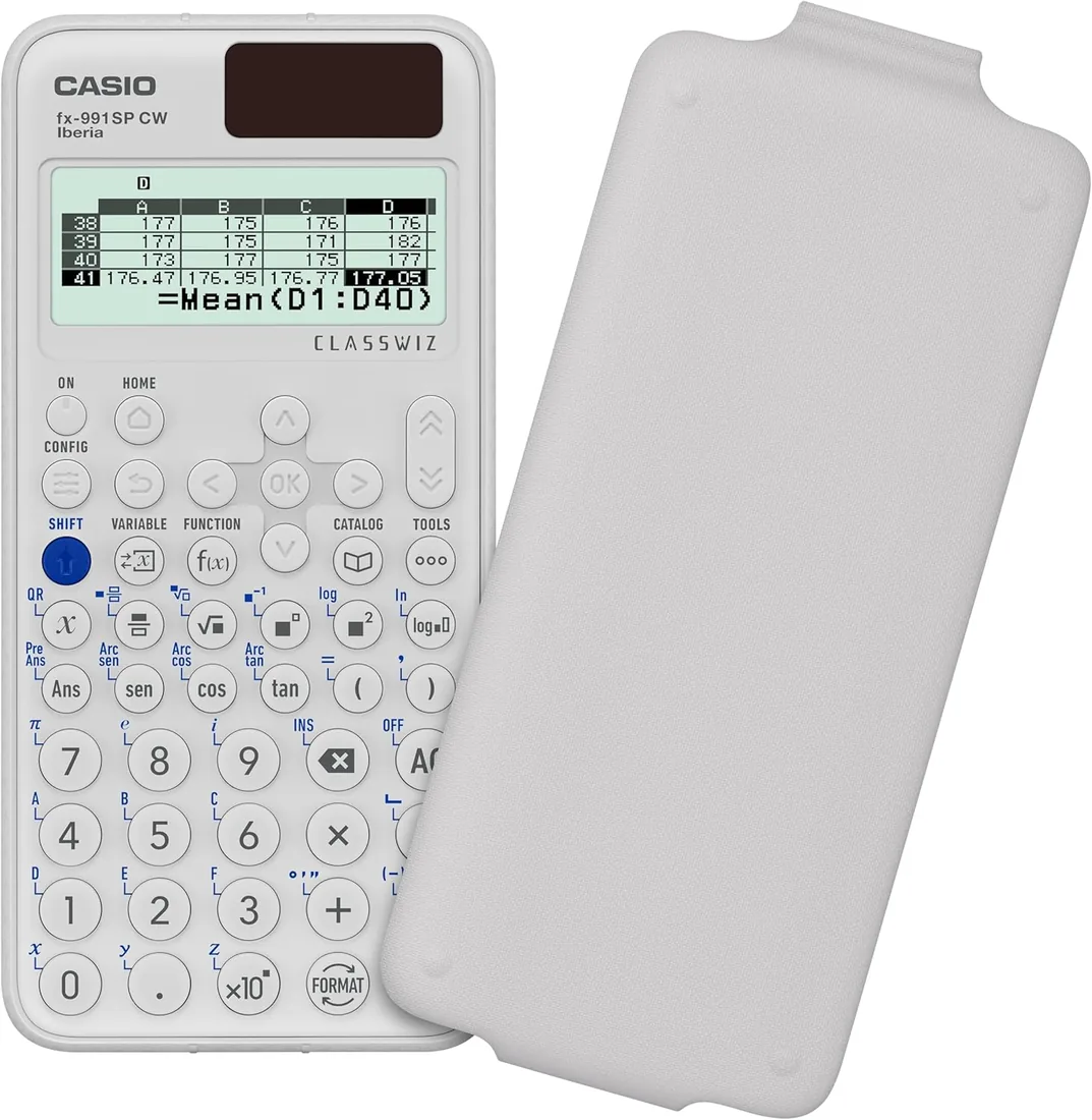 Casio FX-991SP CW - Calculadora Científica, Recomendada para el Curriculum Español y Portugués, 5 Idiomas, más de 560 Funciones, Solar, Color Blanco foto 2