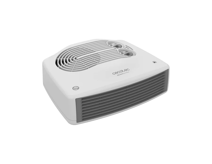 Cecotec Calefactor Eléctrico Bajo Consumo ReadyWarm 3000 Horizon White. Termoventilador, 3000W, 2 Niveles de Potencia, Termostato Ajustable, Uso Fácil e Intuitivo, Sistema Autoapag