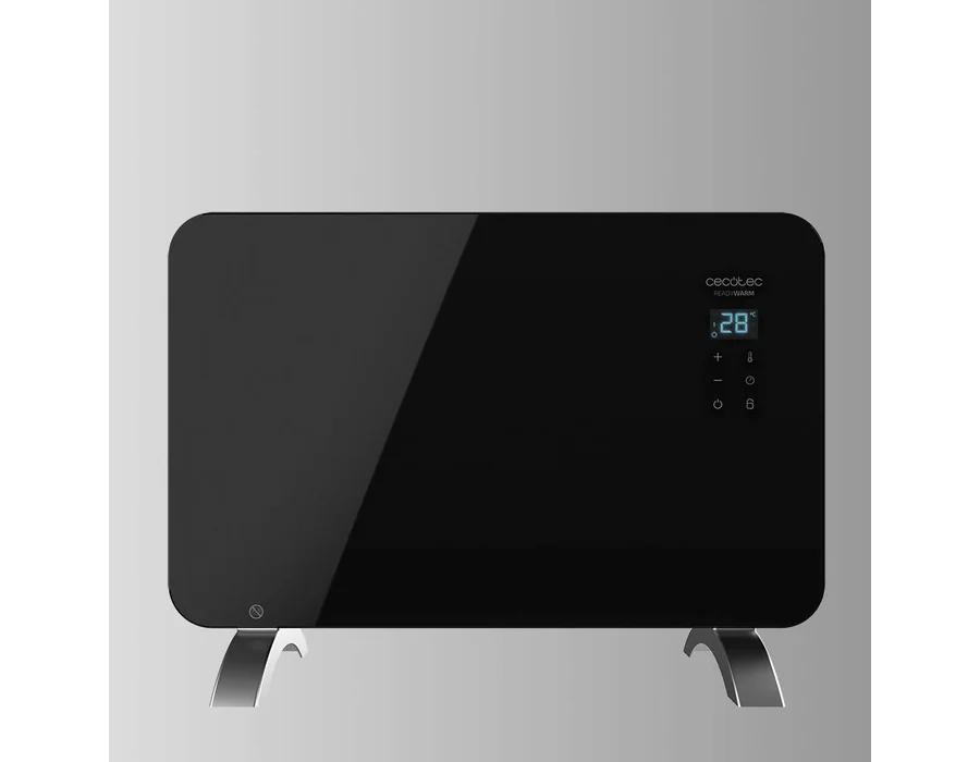 Cecotec Radiador Eléctrico Bajo Consumo Ready Warm 6670 Crystal Connection Con Wifi, 1000 W, Termostato Regulable, Temporizador, Soporte de pie, Protección sobrecalentamiento, Sile foto 3