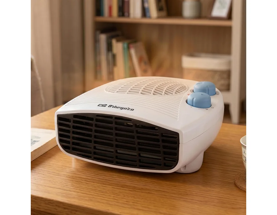 Orbegozo FH 5127, Calefactor bajo consumo, 2000 W, control ajustable de la temperatura mediante termostato, protección contra sobrecalentamiento, luz indicadora encendido, color bl foto 3