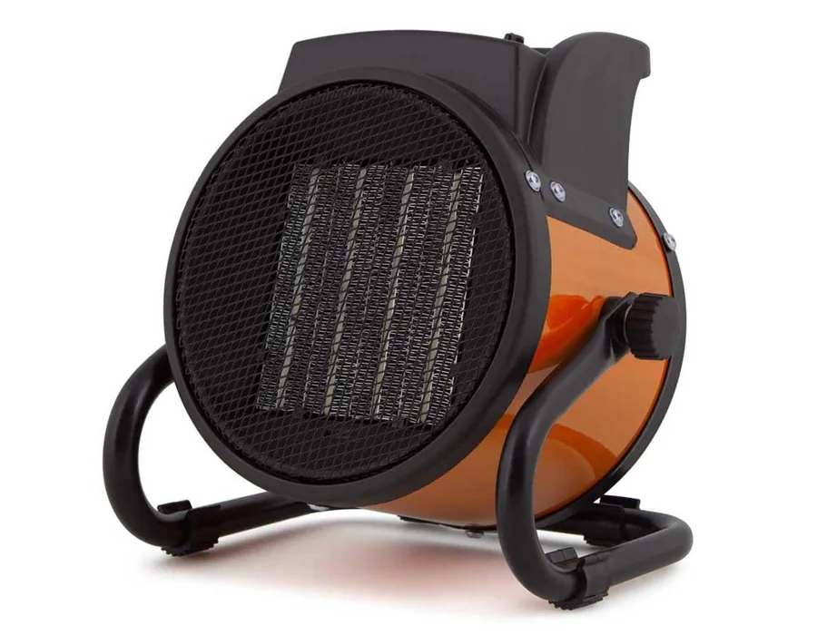 Orbegozo FHR 2040, Calefactor Eléctrico Cerámico Profesional, 2000 W, 2 Potencias de Calor, Control Ajustable Temperatura, Protección contra Sobrecalentamiento, Posición Ventilador