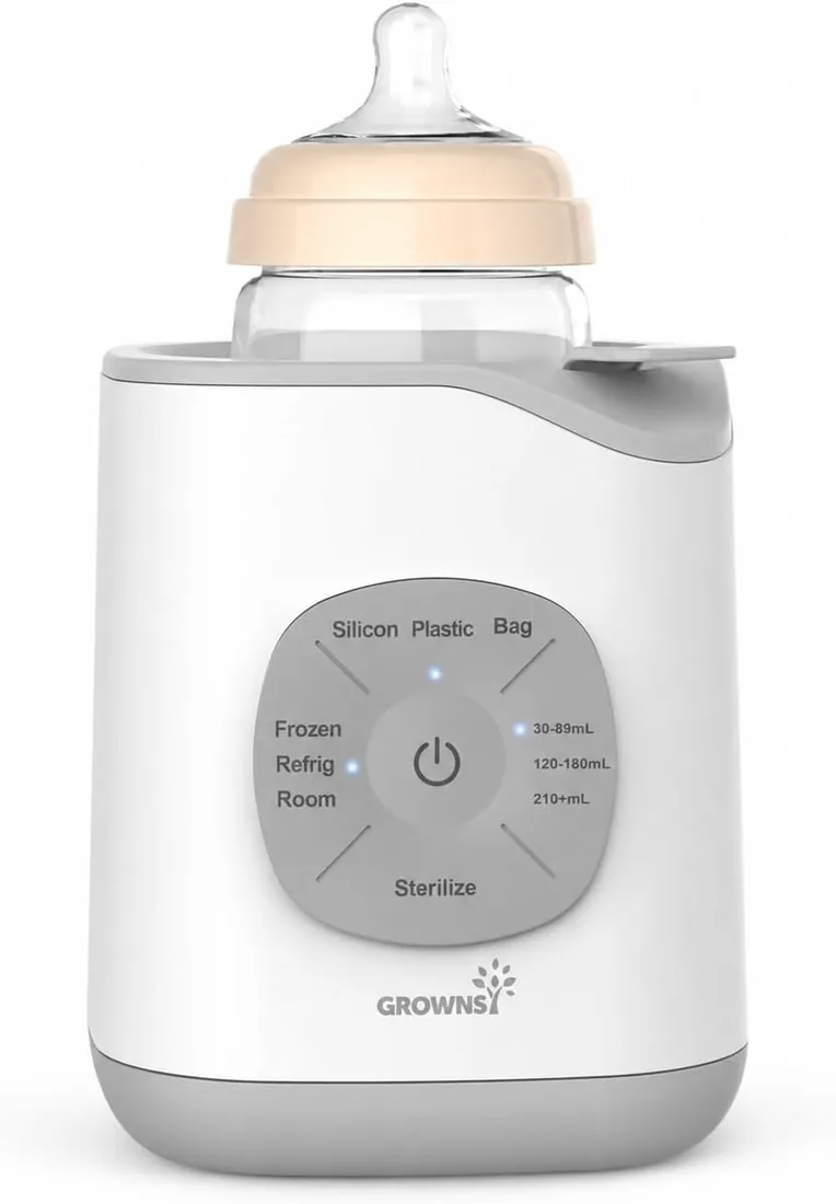 Calienta Biberones Inteligente, calentador de leche rápido preprogramado con control de temperatura, descongelación suave, calienta comida para bebé y esterilizador de vapor, para leche materna