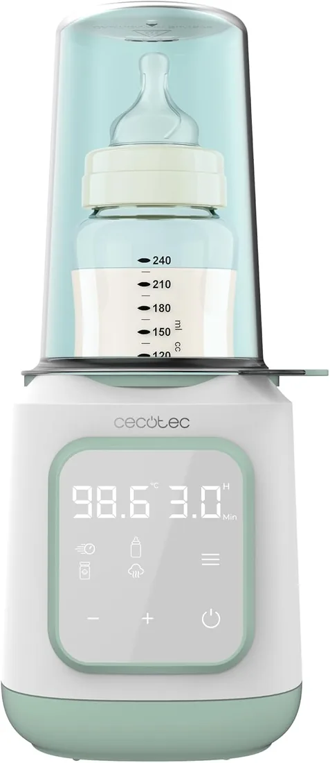 Cecotec Calienta Biberones Nana BabyCare Single BottleWarmer, 4 Modos, Cestillo para el Biberón, Libre de BPA, Seguro para Almacenar Agua, Leche y Alimentos foto 2