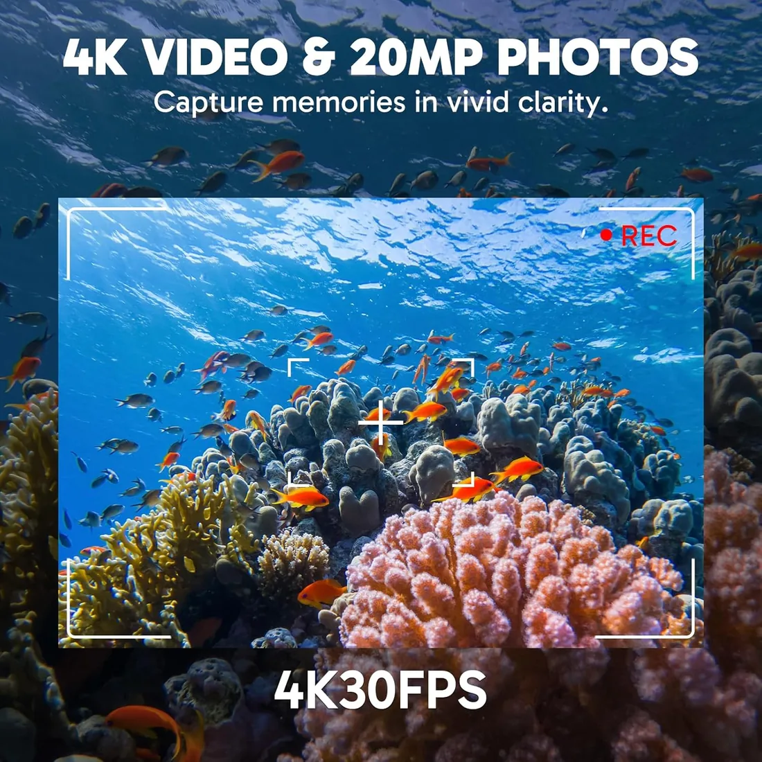 AKASO Pack de Buceo EK7000 Pro Cámara Deportiva 4K 20MP Cámara de Acción | Camara Acuatica Sumergible foto 2