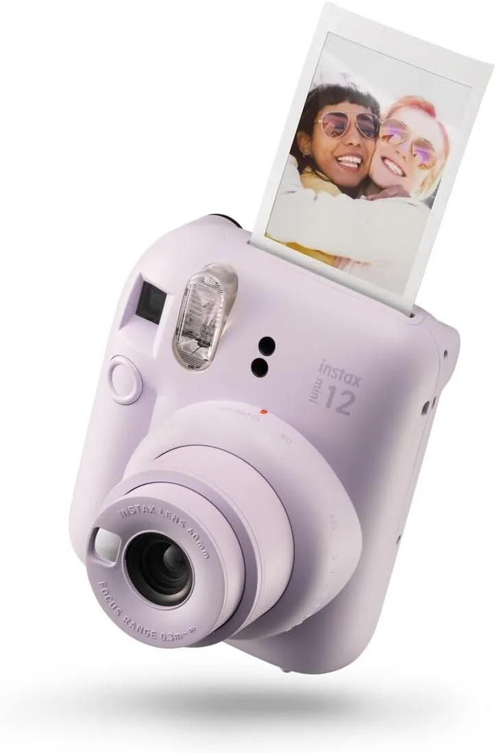 Instax Mini 12 - Cámara instantánea, con autoexposición y lente selfi incluida, Morado (Lilac Purple) foto 3