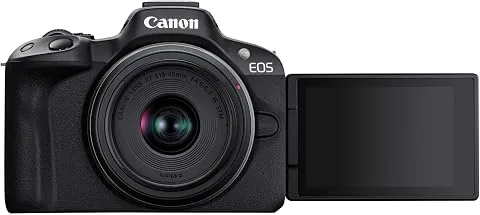 Canon EOS R50 Cámara Mirrorless de 24.2MP APS-C + RF-S 18-45mm IS STM | Para vlogging; pantalla LCD táctil de 7.5 cm, viso foto 3