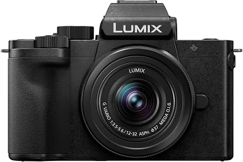 Panasonic Lumix DC-G100DKEGK Cámara Micro Cuatro Tercios Sin Espejo con Lente Lumix G Vario F3.5-5.6, 20.3MP, Vídeo 4K 30p y FHD 60, Cámara Vlogging, Monitor Ángulo Libre, USB-C, Negro