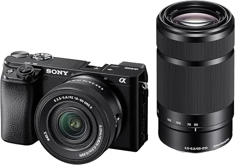 Sony Alpha 6100 Cámara Evil APS-C con Objetivo Zoom Potente