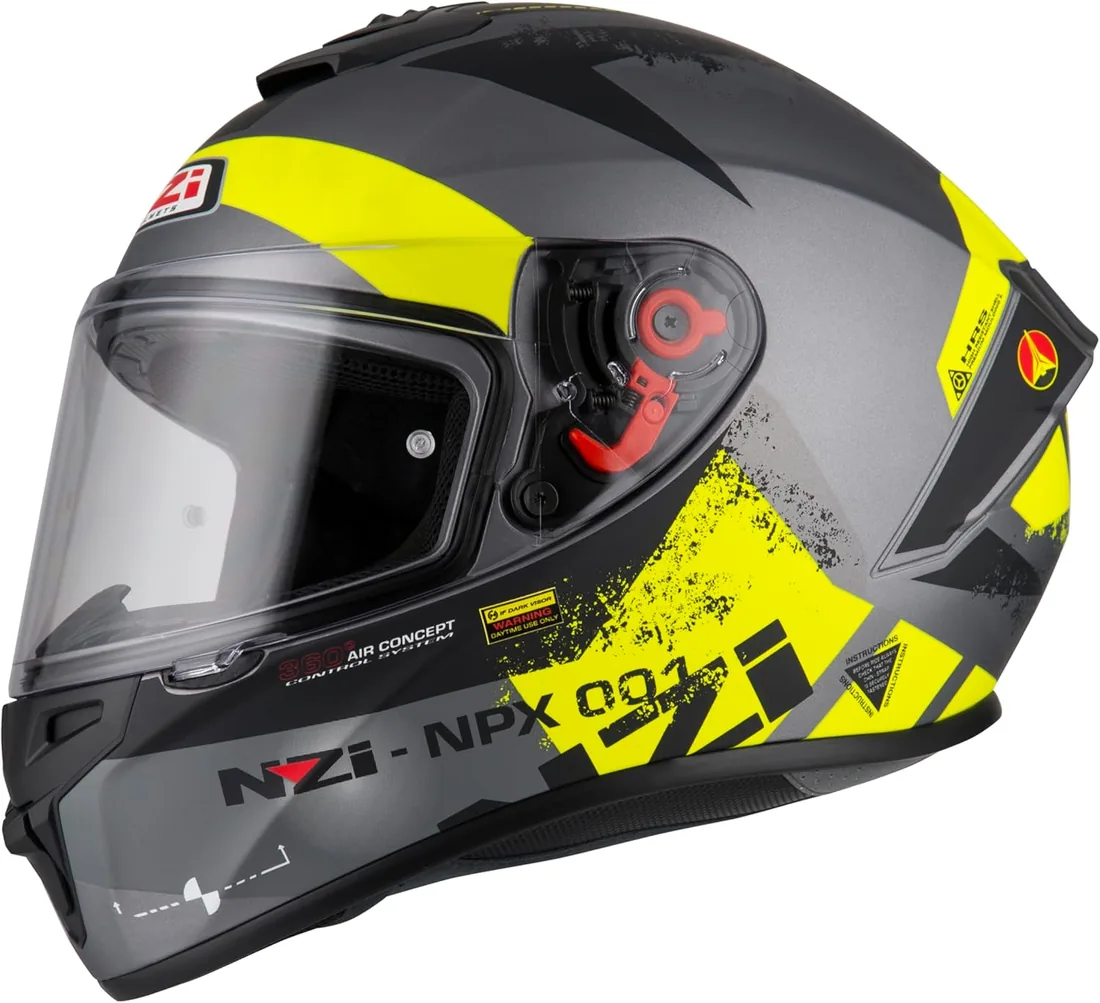 NZI Casco De Moto Integral Trendy Solid Nouveau Antracita Mate