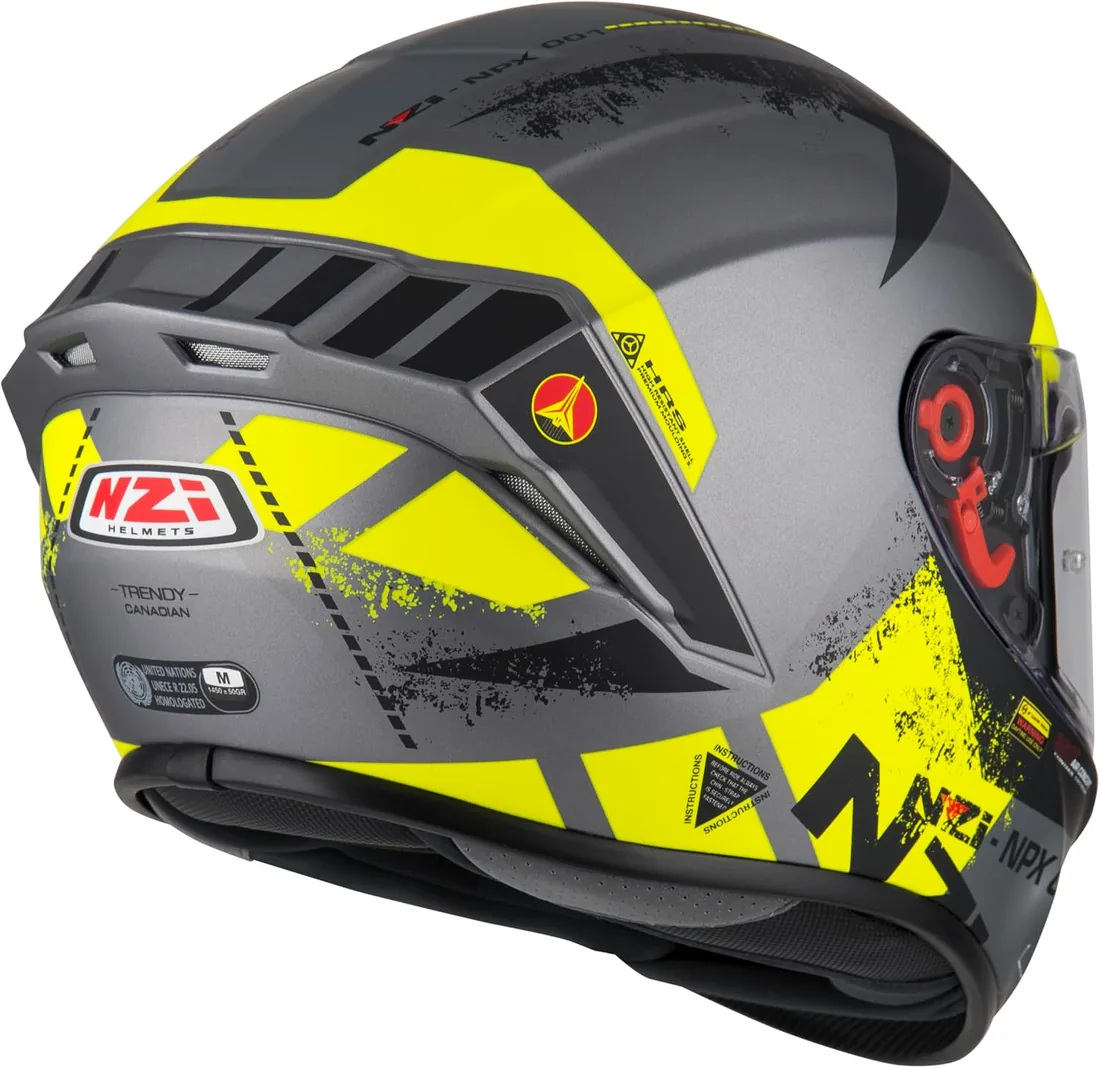 NZI Casco De Moto Integral Trendy Solid Nouveau Antracita Mate foto 2