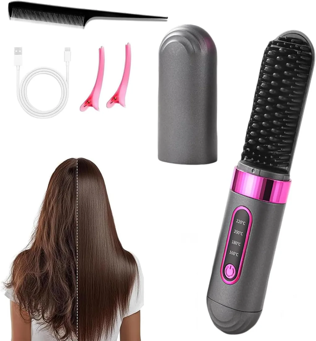 Cepillo Alisador De Pelo, Calefacción Cerámica MCH Planchas De Pelo foto 3