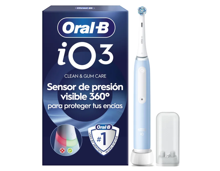 Oral-B iO 3N Cepillo de Dientes Eléctrico con 1 Cabezal, Azul