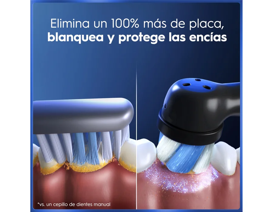 Oral-B iO 5 Cepillo de Dientes Eléctrico con 3 Cabezales, Negro foto 2