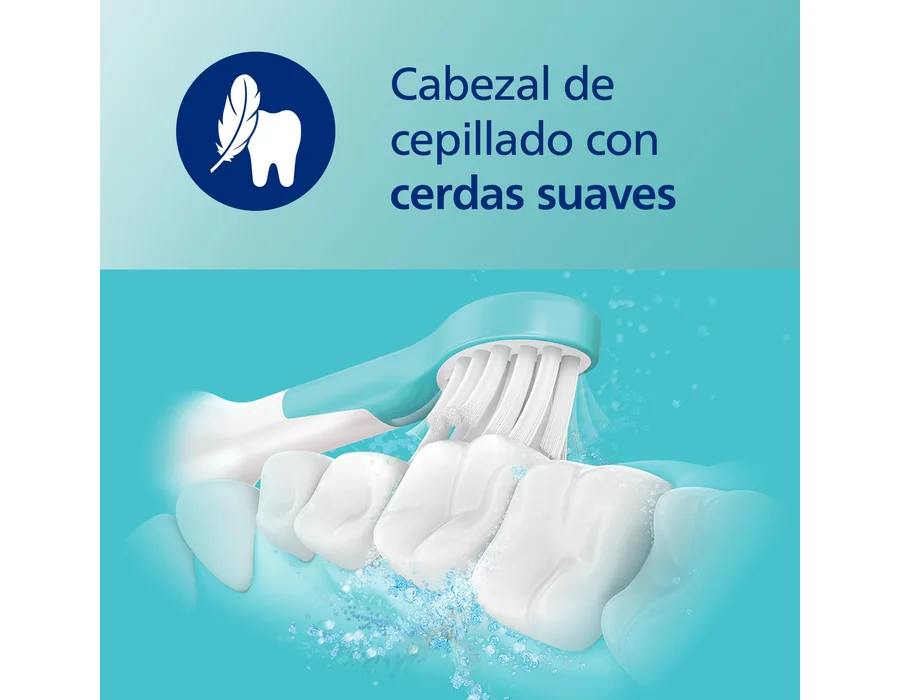 Cepillo de dientes eléctrico sónico Philips Sonicare for Kids (modelo HX6322/04) foto 3