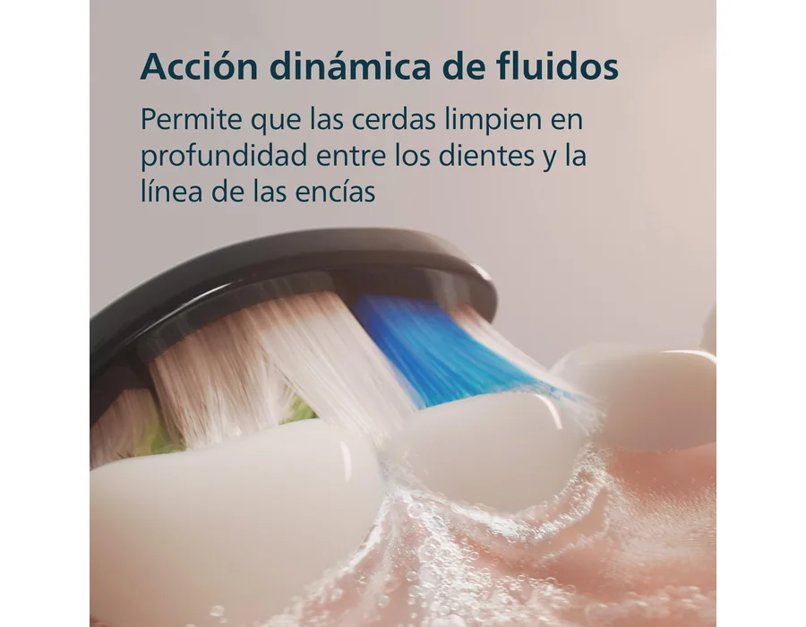 Philips Sonicare 5500 cepillo dental eléctrico, sónico con 2 modos, alerta de presión, EasyStart, SmarTimer y BrushPacer, azul marino, modelo HX7113/01 [Nueva Tecnología] foto 3