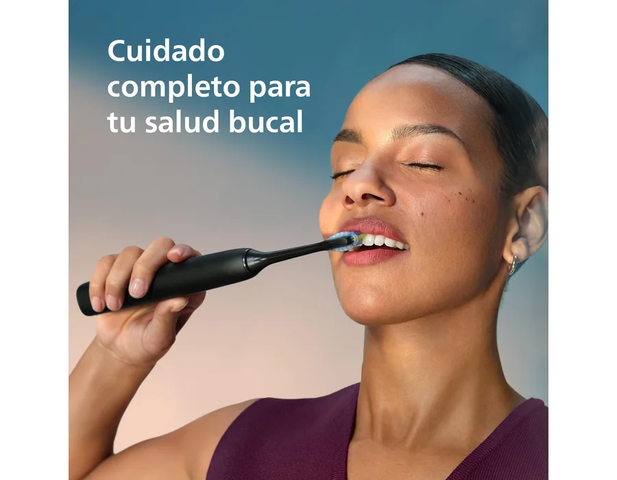 Philips Sonicare DiamondClean 9000 cepillo dental eléctrico, paquete doble, cepillo dental sónico con aplicación, sensor de presión, vaso de carga, negro y oro rosa, modelo HX9914/ foto 2