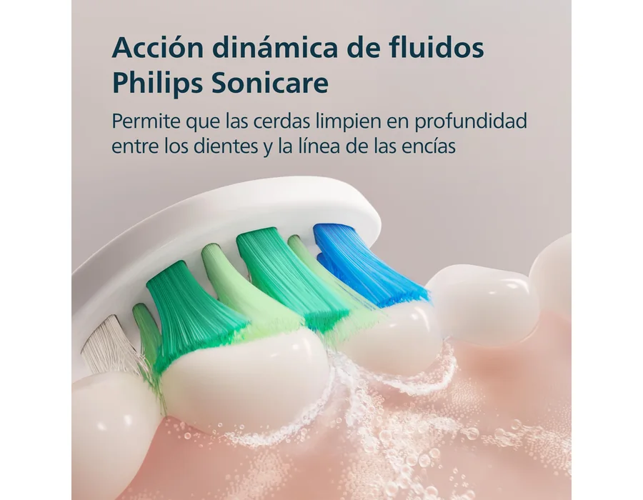Philips Sonicare Serie 2100 - Cepillo dental sónico con 2 niveles de intensidad, función EasyStart, SmarTimer, autonomía de 14 días, blanco, modelo HX4021/01, [Nuevo] foto 2