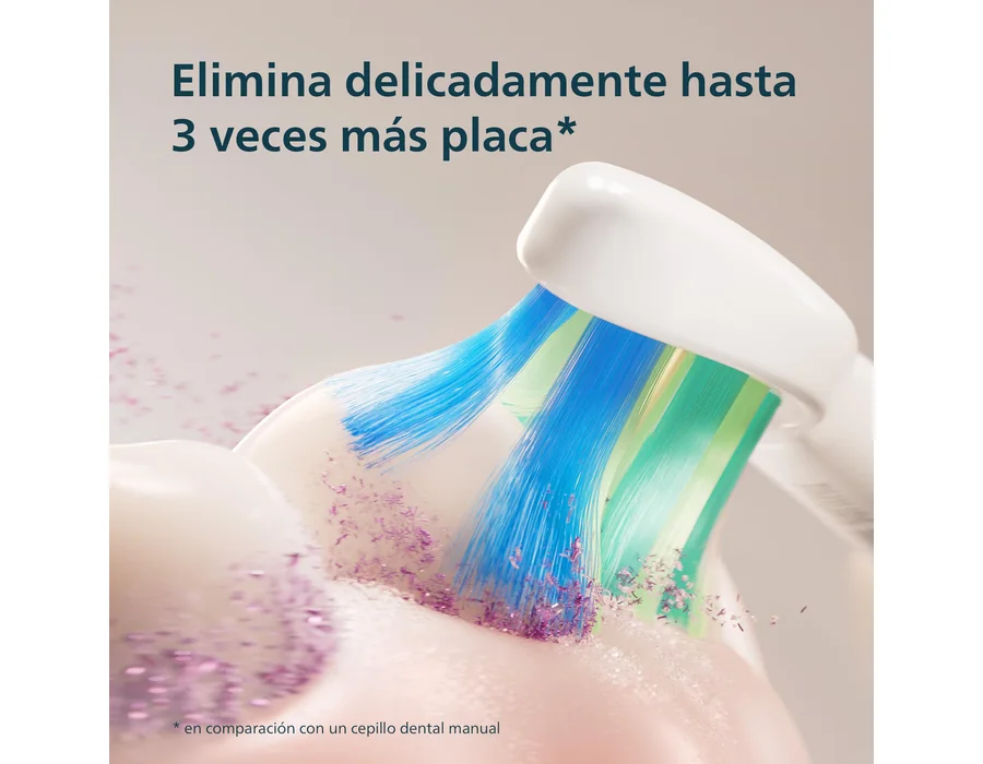 Philips Sonicare Serie 2100 - Cepillo dental sónico con 2 niveles de intensidad, función EasyStart, SmarTimer, autonomía de 14 días, blanco, modelo HX4021/01, [Nuevo] foto 3