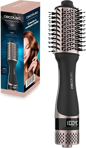 Cecotec Cepillo de Aire 5 En 1 Ceramiccare Unique Triangle. Potencia 1200W, Cabezal Cerámico, 5 En 1, Cable 360º, Tecnología Iónica, Peinados Rápidos, Sin Frizz, Estilo Profesional, Volumen Radiante foto 2