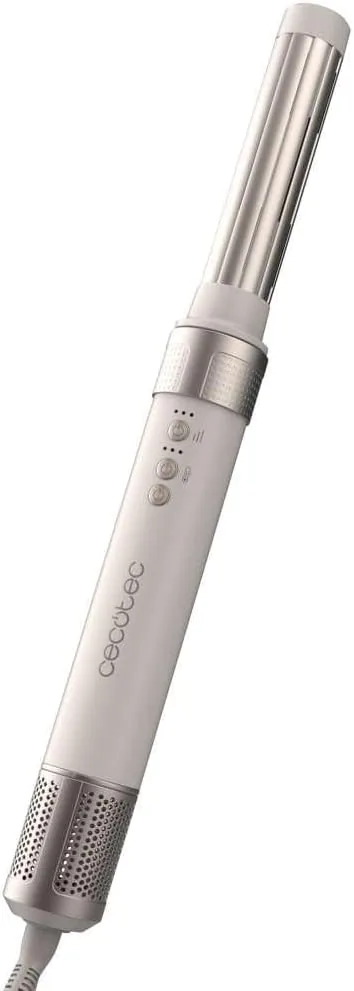 Cecotec Cepillo de Aire Caliente Secador Moldeador Alisador con 14 Cabezales Tecnología Coanda CeramicCare 14in1 AirGlisse Champagne. 1400W, Motor Digital, Elimina el Frizz, 3 Temperaturas foto 2