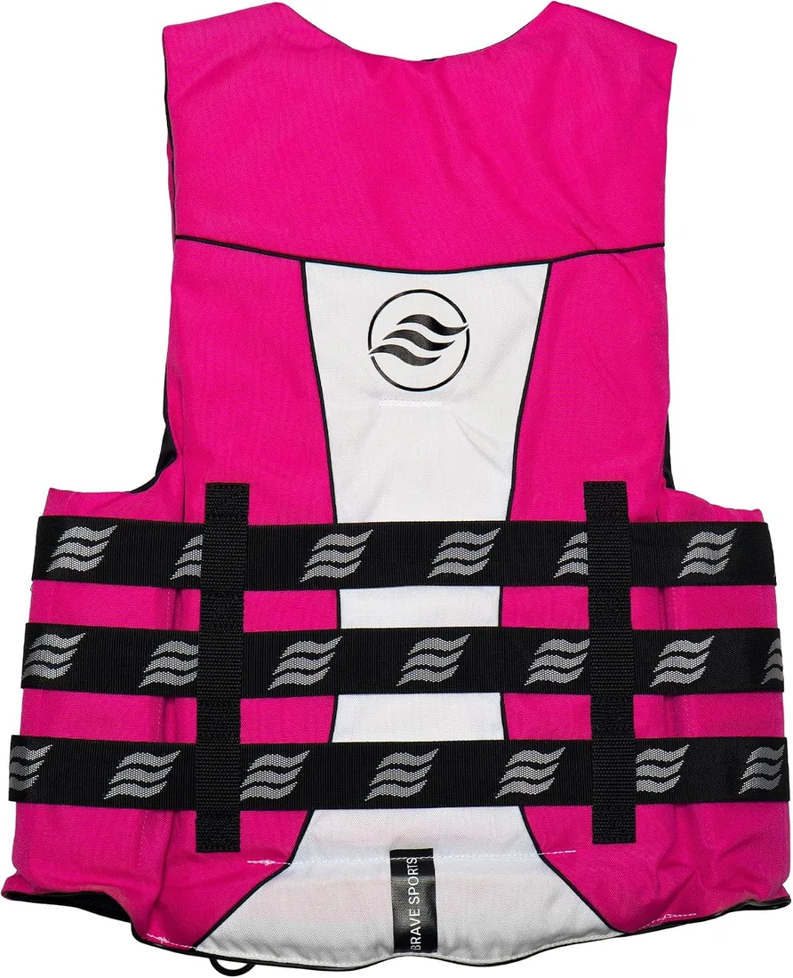 Chaleco Ayuda a la Flotabilidad 50N Certificado Adultos – Apto Kayak, Moto de Agua y Deportes Acuáticos – Nylon Resistente + PVC – 4 Cintas foto 2