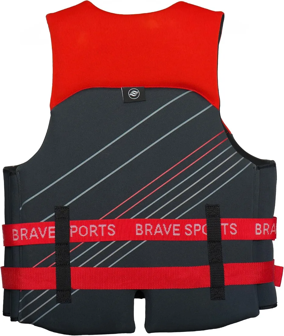 Chaleco Ayuda a la Flotabilidad 50N Certificado Adultos – Moto de Agua, Kayak y Paddle Surf – Neopreno SBR + EPE – Cremallera, Cintas y Anilla D foto 2