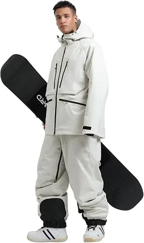Hombre Mujer Chaqueta & Pantalones Esquí Set Deportes Nieve