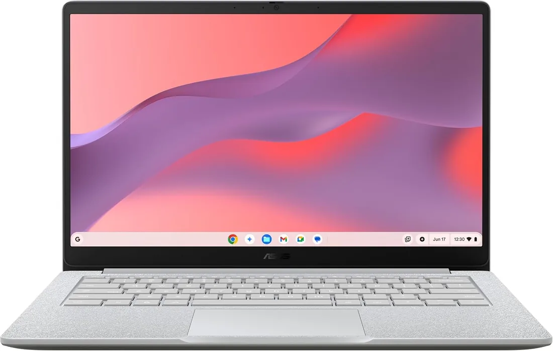 ASUS Chromebook CM14 CM1405CM4A-S60222 - Ordenador Portátil 14" Full HD (MediaTek Kompanio Kompanio 540, 4GB RAM, 64GB eMMC, Arm Mali-G57 MC2, ChromeOS) Gris Puro - Teclado QWERTY español