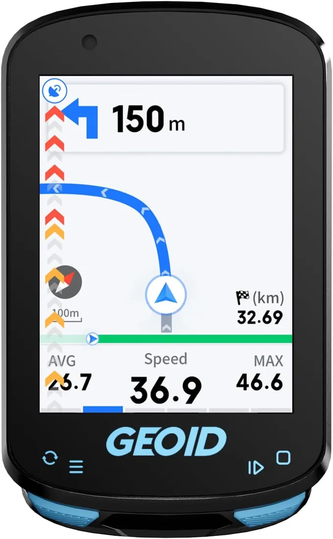 GEOID CC600 Ciclocomputador Bicicleta GPS, Pantalla a Color Resistente al Agua de 2,4", Navegación, Entrenamiento de Ciclismo, WiFi&Bluetooth&Ant+ foto 2