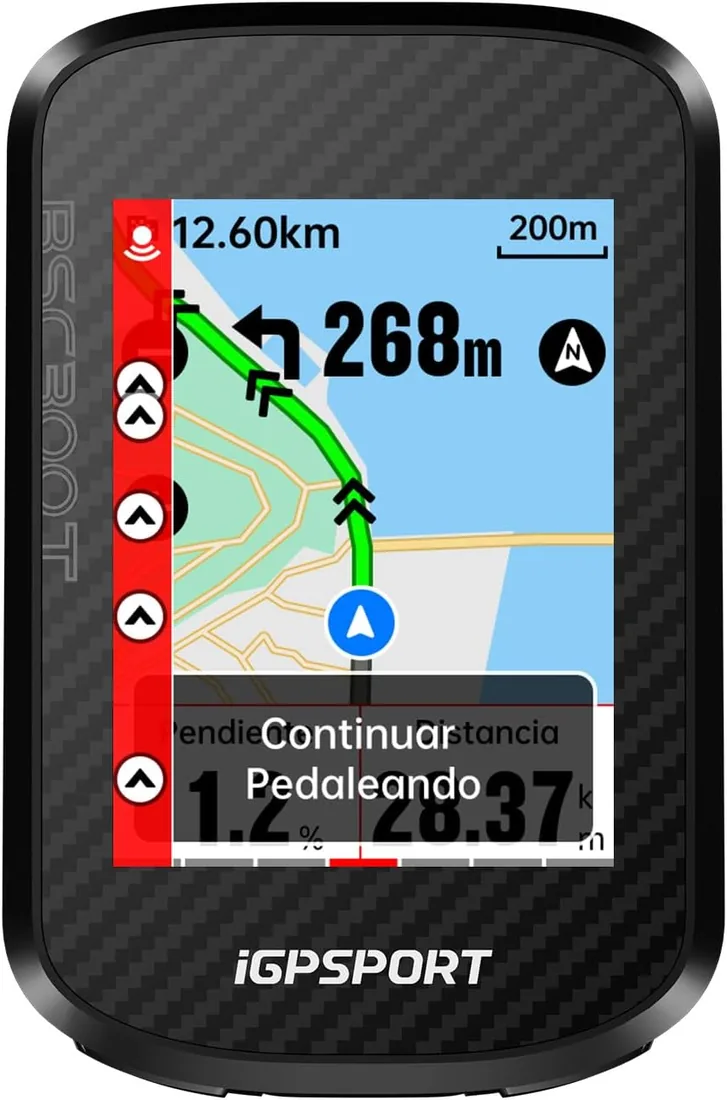 iGPSPORT BSC300T GPS Bicicleta,Navegación con Mapa Pantalla Táctil 2,4'' | Reanudación de Ruta, Cursos de Entrenamiento, Control Di2 y Compatible con Rodillo Inteligente,32GB Ciclocomputador GPS foto 2
