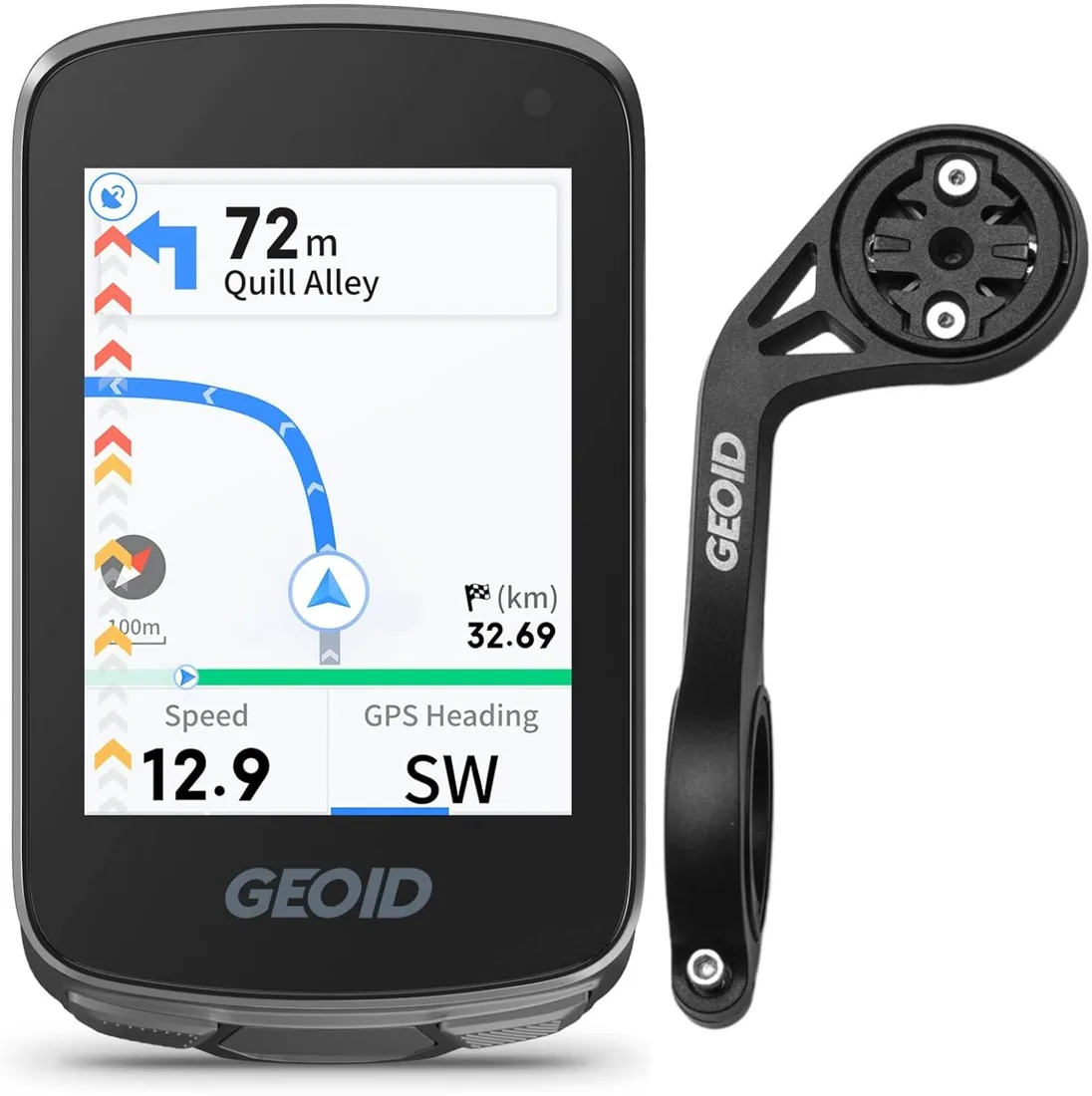 Pack ciclocomputador GEOID CC700 + Soporte BM05 Combo CyclingGPS foto 2