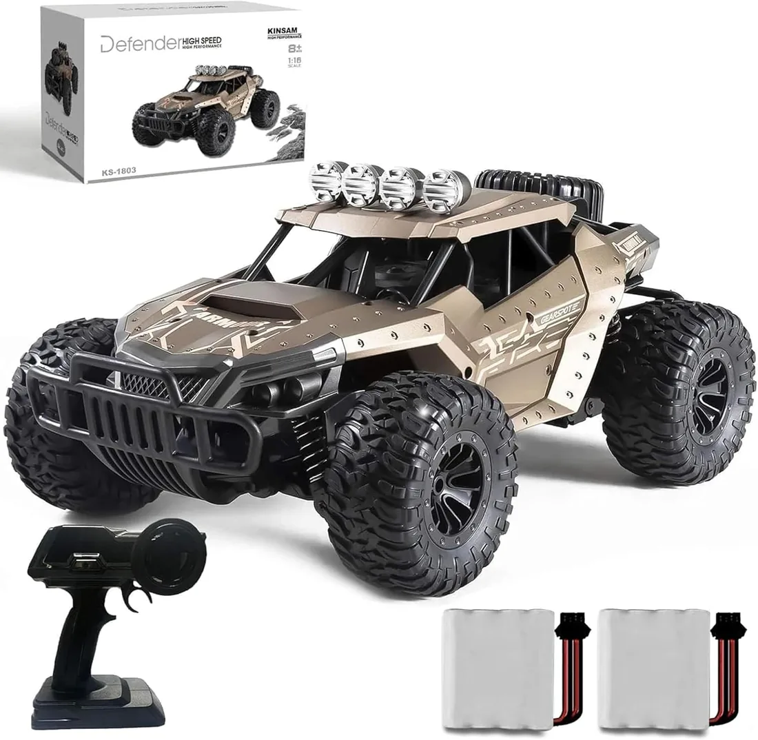 Coche Teledirigido RC para Niños y Adultos, 1/16, 2.4GHz Coche RC, 25km/h, Alta Velocidad Funcionando Durante Más de 80 Minutos 1500Mah Coche Teledirigido Niños 6 Años 2025 Última Versión foto 3