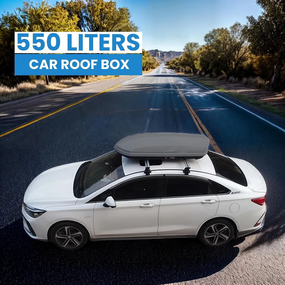 MAGIC SELECT Cofre de Techo 550 litros para Coche foto 2