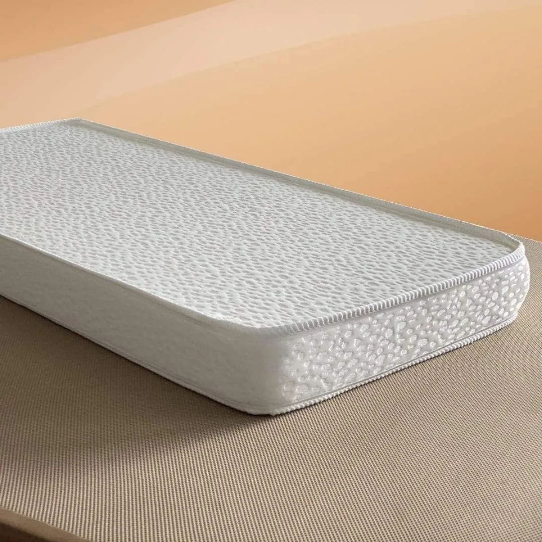 Colchón cuna 60x120 | Tejido Aloe Vera Hipoalergénico | Fabricado en España | Reversible | Certificado Oeko-Tex | Tratamiento Sanitized | CertiPUR | colchon cuna 120 x 60 cm | Altura 10cm | Tejido 3D foto 3