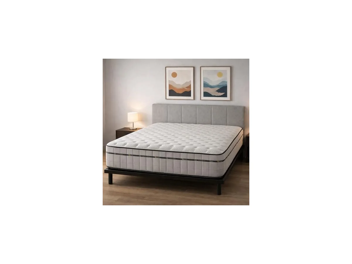 DESCANSIN - Colchón ViscoHybrid 28cm Grosor | Colchón de Muelles Ensacados y Viscoelástica Colchón… foto 3