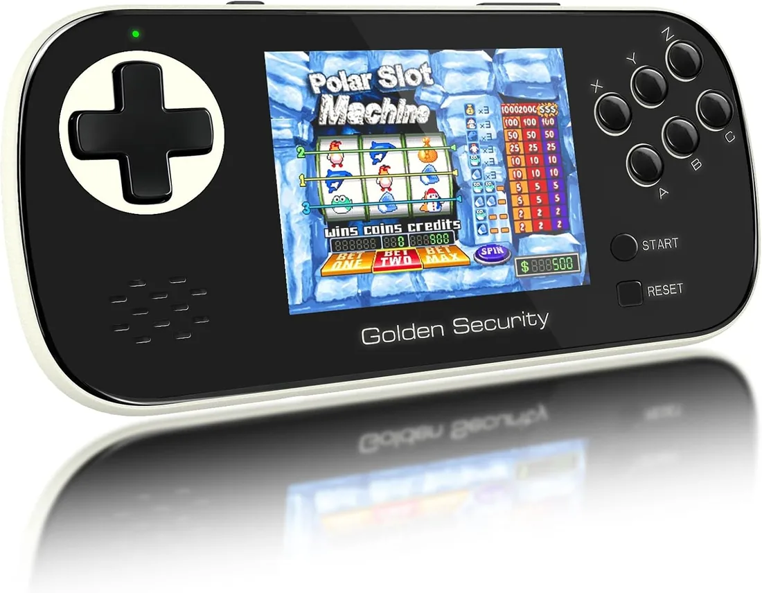 Consola de Juegos Portátil, 156 Juegos, Pantalla de 3.5",Recargable(Blanco) | Mini acrade Machine, 156 HD Clásico Retro Videojuegos, Pantalla LCD a Todo Color de 3.5", Creatividad de Regalos para niños