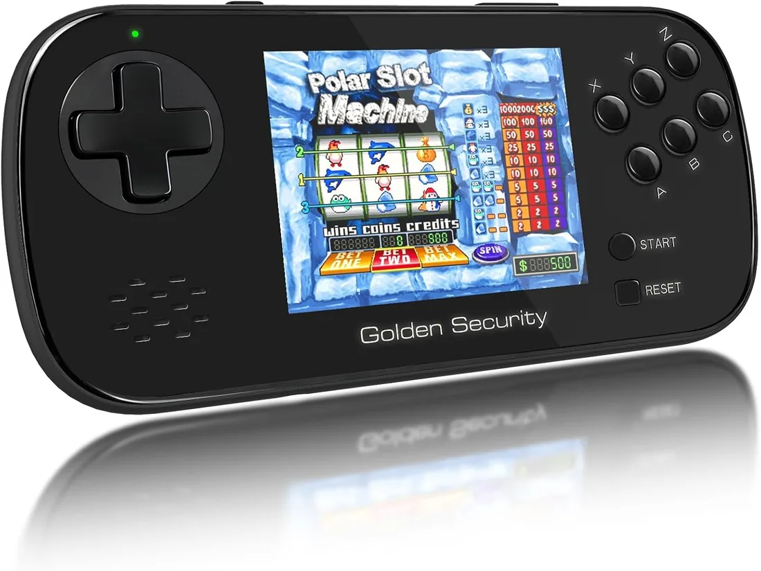 Consola de Juegos Portátil, 156 Juegos, Pantalla de 3.5",Recargable(Negro) | Mini acrade Machine, 156 HD Clásico Retro Videojuegos, Pantalla LCD a Todo Color de 3.5", Creatividad de Regalos para niños