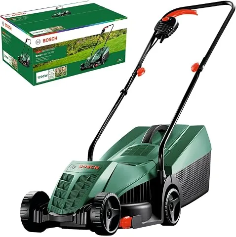 Bosch cortacésped con Cable EasyRotak 32-235 | 1200 W de potencia del motor, ancho de corte: 32 cm, cesta colectora de 31
