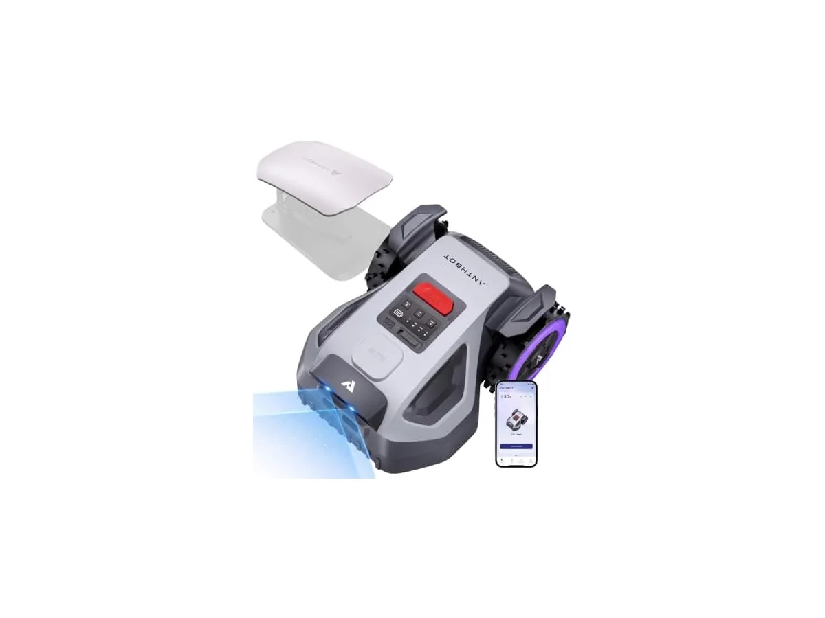 ANTHBOT M5 Robot Cortacésped 500 m², NetRTK + 4G + Doble cámara HDR, Navegación RTK con Precisión… foto 2