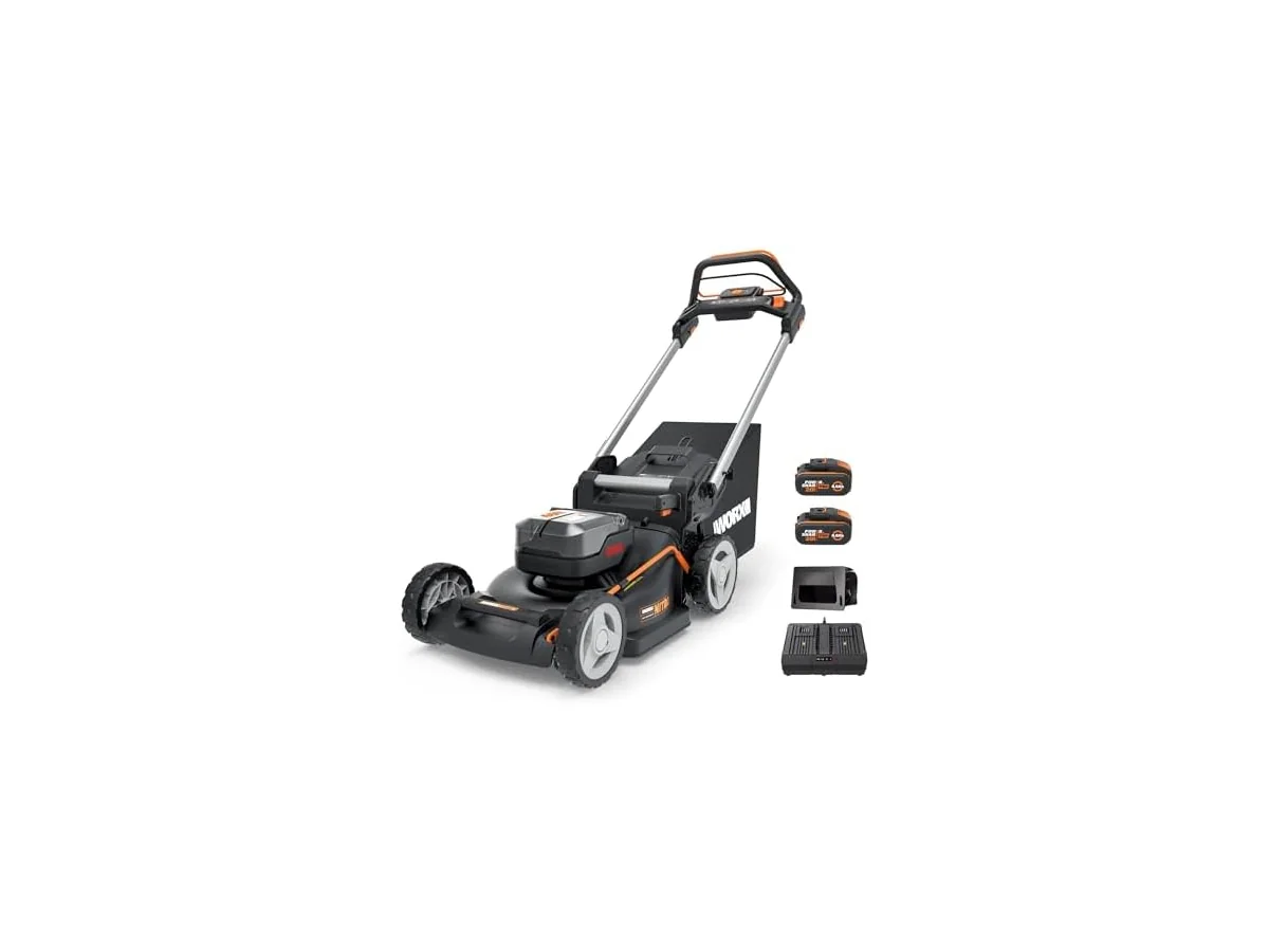 WORX Cortacésped Nitro 40V (2x20V) | PowerShare | WG749E | Incluye 2 baterías 4Ah y Cargador Doble | 46… foto 2