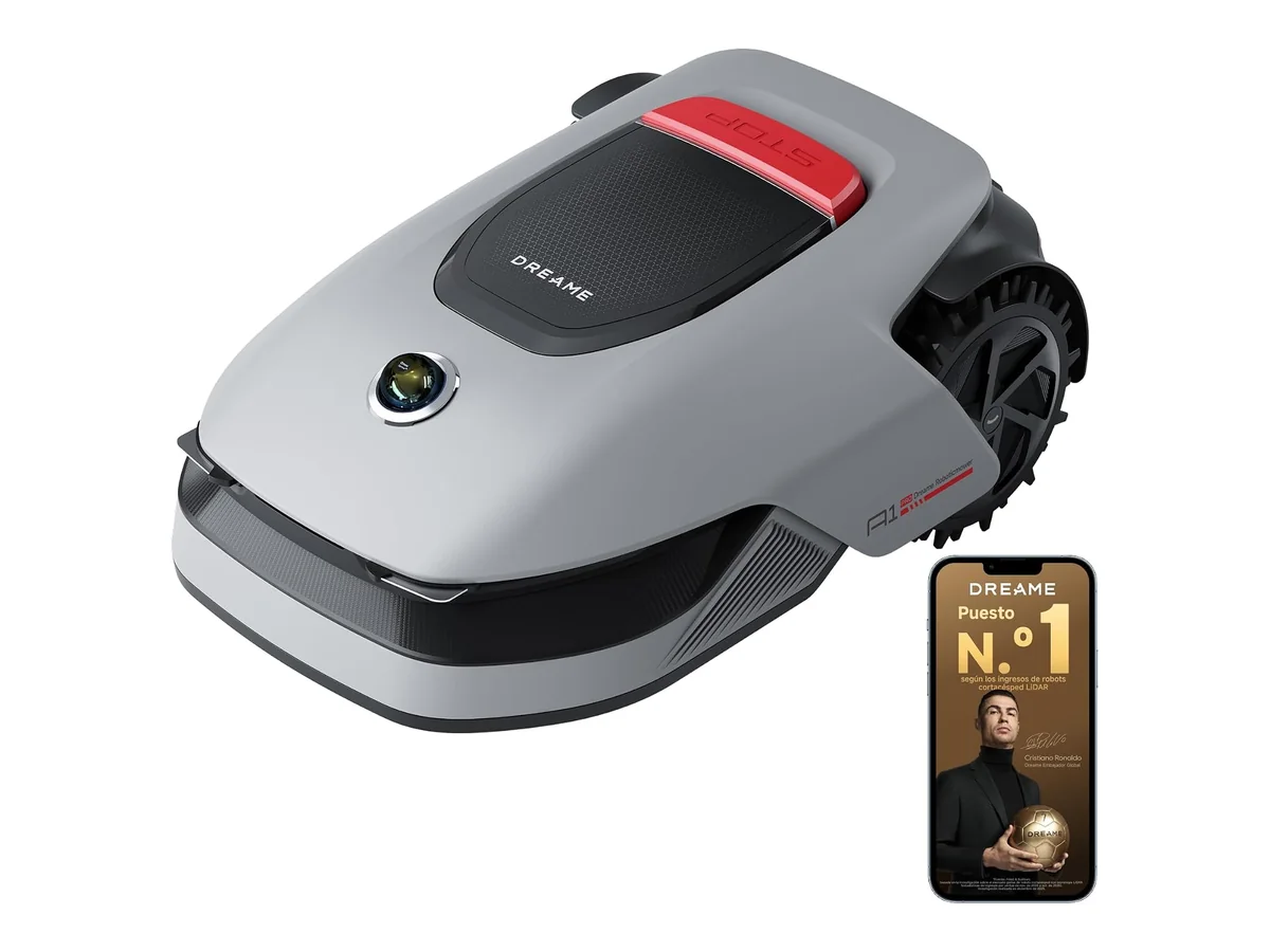 DREAME A1 Pro Robot Cortacésped sin Cables Perimetrales, LiDAR 3D de 360°