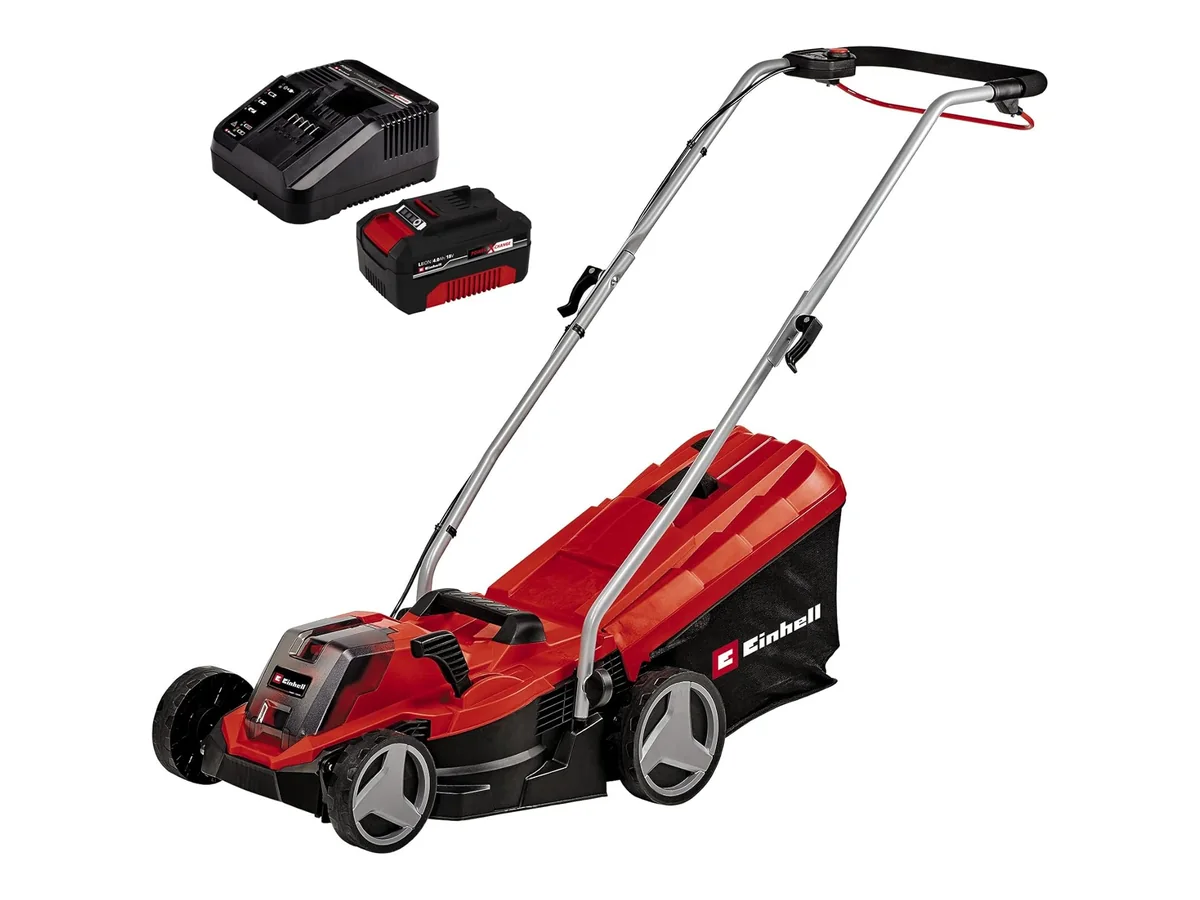 Einhell Cortacésped con batería GE-CM 18/33 Li Kit