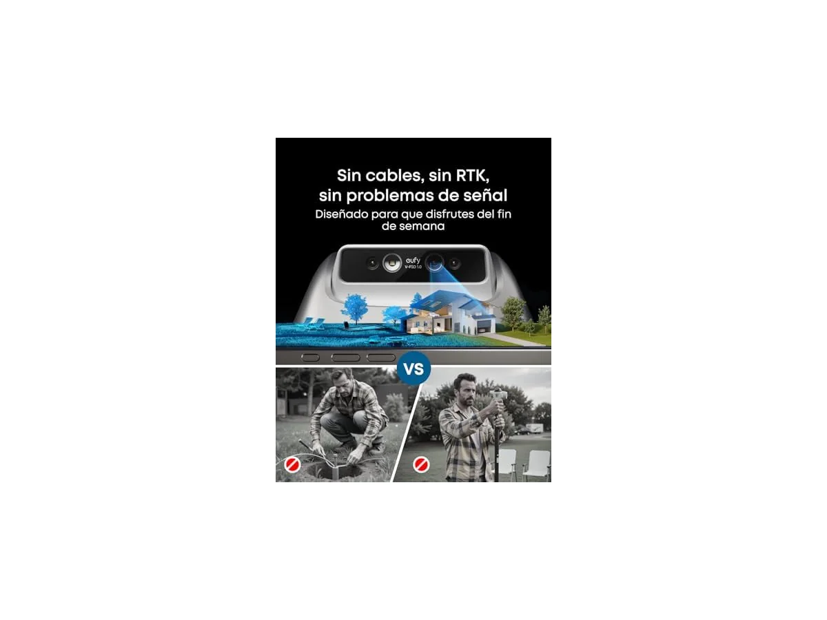 eufy Robot cortacésped E18 sin cable de limitación, Sin fallas de señal, sin RTK, Tecnología TrueVision,… foto 3