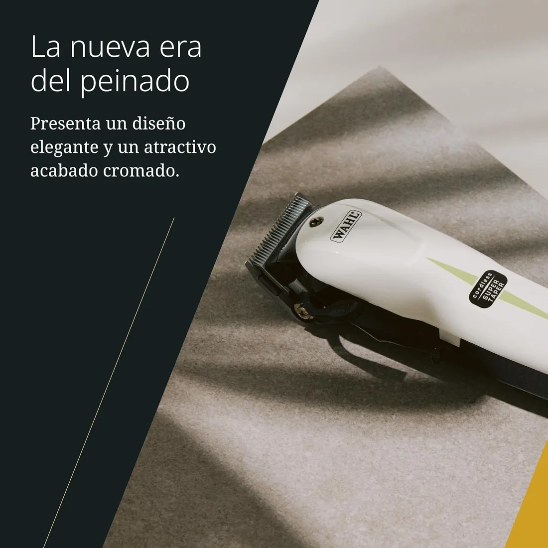 Wahl Cordless Super Taper - Cortapelos Profesional de Red - Máquina de Cortar Pelo para Eliminar Volumen y Perfilar, Negro/Blanco foto 3