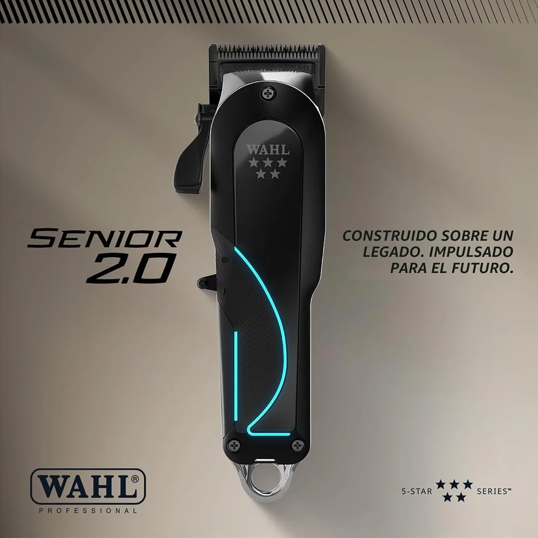 Wahl Senior 2.0, Cortapelos Inalámbrico, Motor 8000 RPM, Cuchilla DLC foto 2