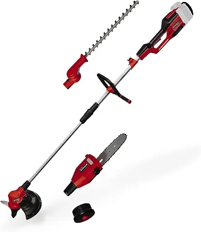 Einhell Herramienta multifunción con batería GE-LM 36/4in1 Li-Solo | PXC | 36 V | 4 en 1 | cortasetos | motosierra | recor