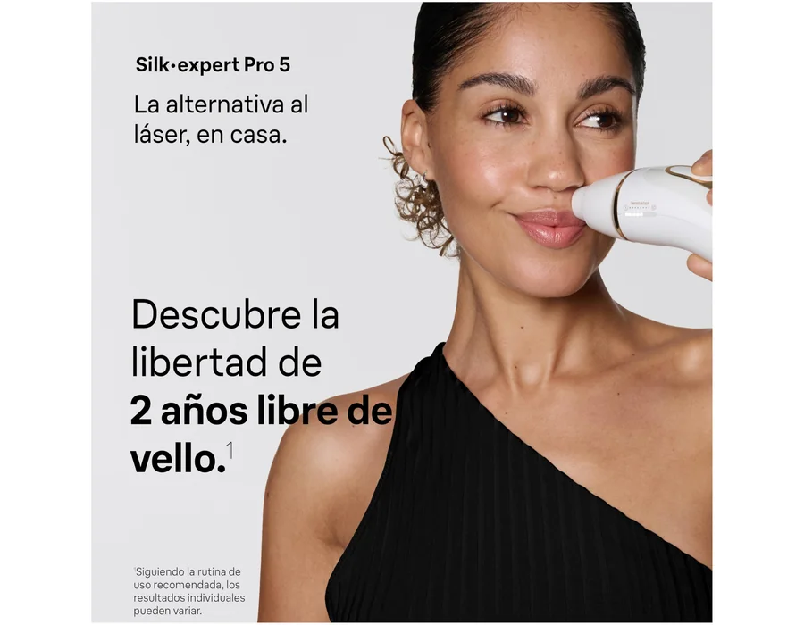 Braun Depiladora Luz Pulsada Silk·expert Pro 5, PL5321, Blanco/Oro foto 2