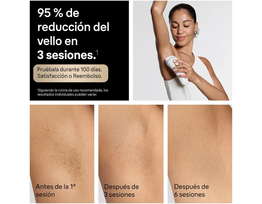 Braun Depiladora Luz Pulsada Silk·expert Pro 5, PL5311, Blanco/Oro foto 3