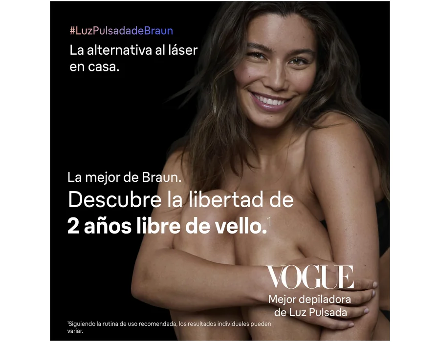 Braun Depiladora Luz Pulsada Smart IPL Skin i·expert, PL7311, Blanco/Bronce — Ref. 7R39 foto 2