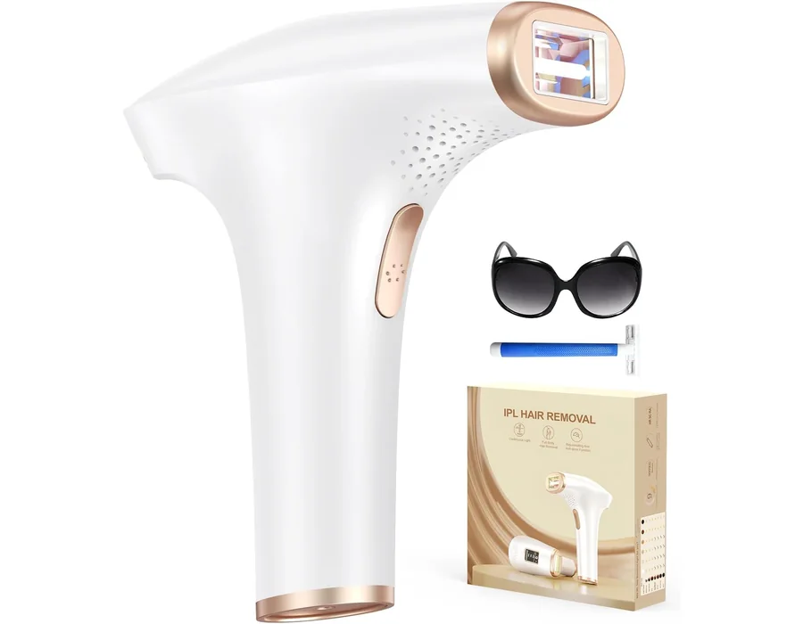 Haarlosy Depiladora Láser IPL Sin Dolor para Rostro, Bikini y Cuerpo, GLY01